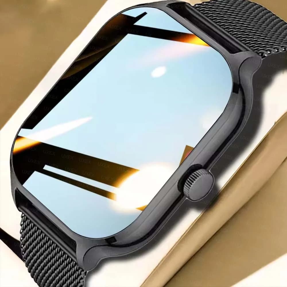 New Smartwatch Men Android IOS Phone 2.01"HD Screen Bluetooth Call Health Tracker Custom Photo Global Version Sports Smart Watch