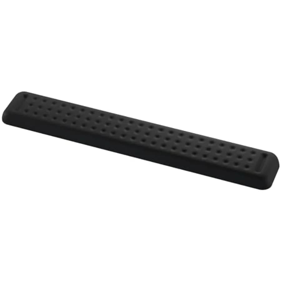Poggiapolsi per Tastiera - Supporto da 17 3/8 Pollici per Computer e Laptop con Punti Massaggianti, Cuscinetto in Memory Foam per Tastiera con N