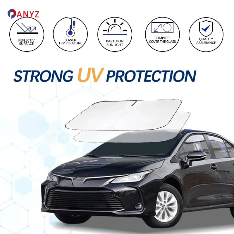 Windshield Sun Shade For Toyota Corolla E210 Sunshade Sun Visor Protector Foldable Blocks UV Rays Keep Your Car Cooler