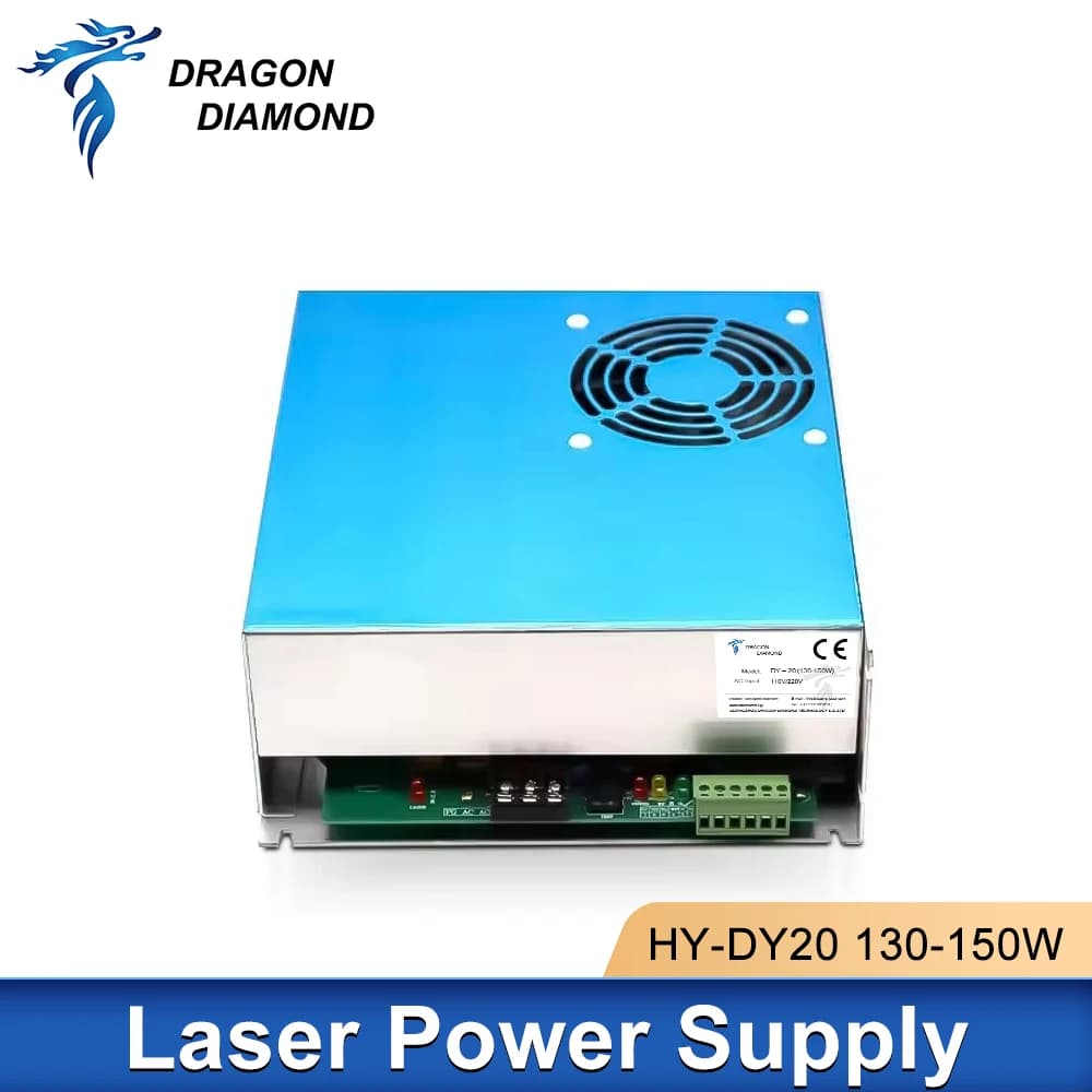 HY-DY20 Alimentatore laser Co2 da 150 W PSU 115/230 V per macchina per incisione e taglio tubi laser RECI Z6/Z8 W6/W8 S6/S8