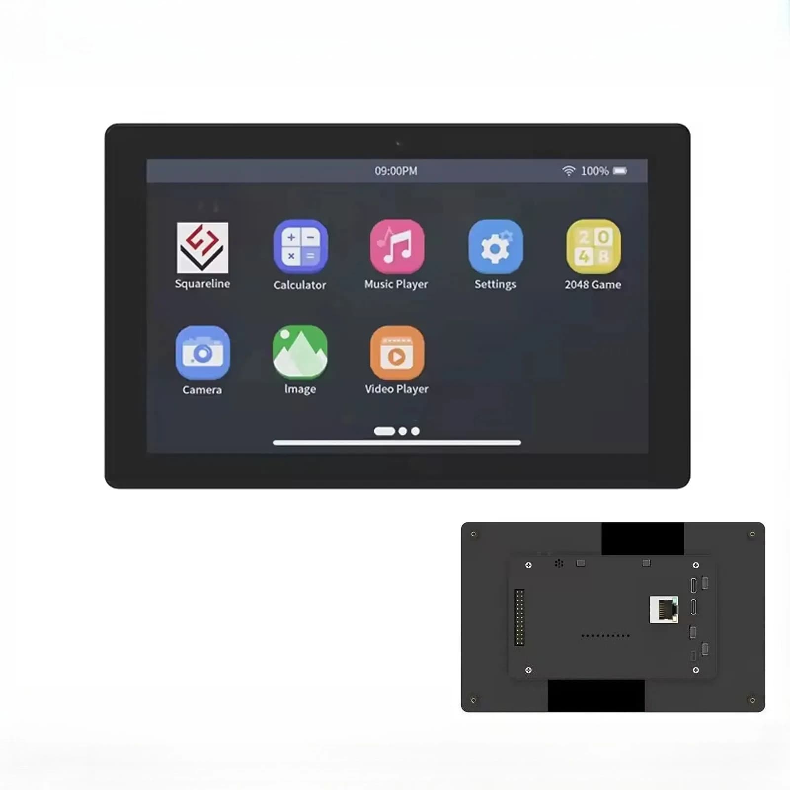 GUITION JC1060P470C Display Touch Capacitivo IPS da 7″ 1024x600, Scheda di Sviluppo ESP32P4, Modulo WIFI BLE ESP32-C6 con Alloggiamento e Fotocamera