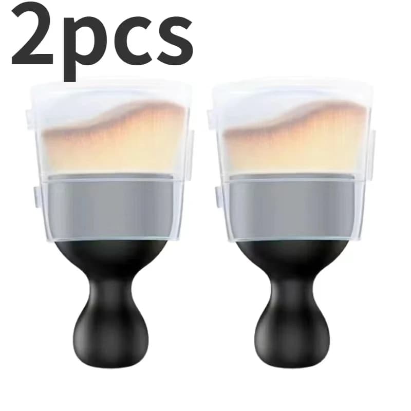 Soft brush for cleaning the car's air outlet with wrapping Car interior cleaning tool Artificial car brush for dusting car slots Car details