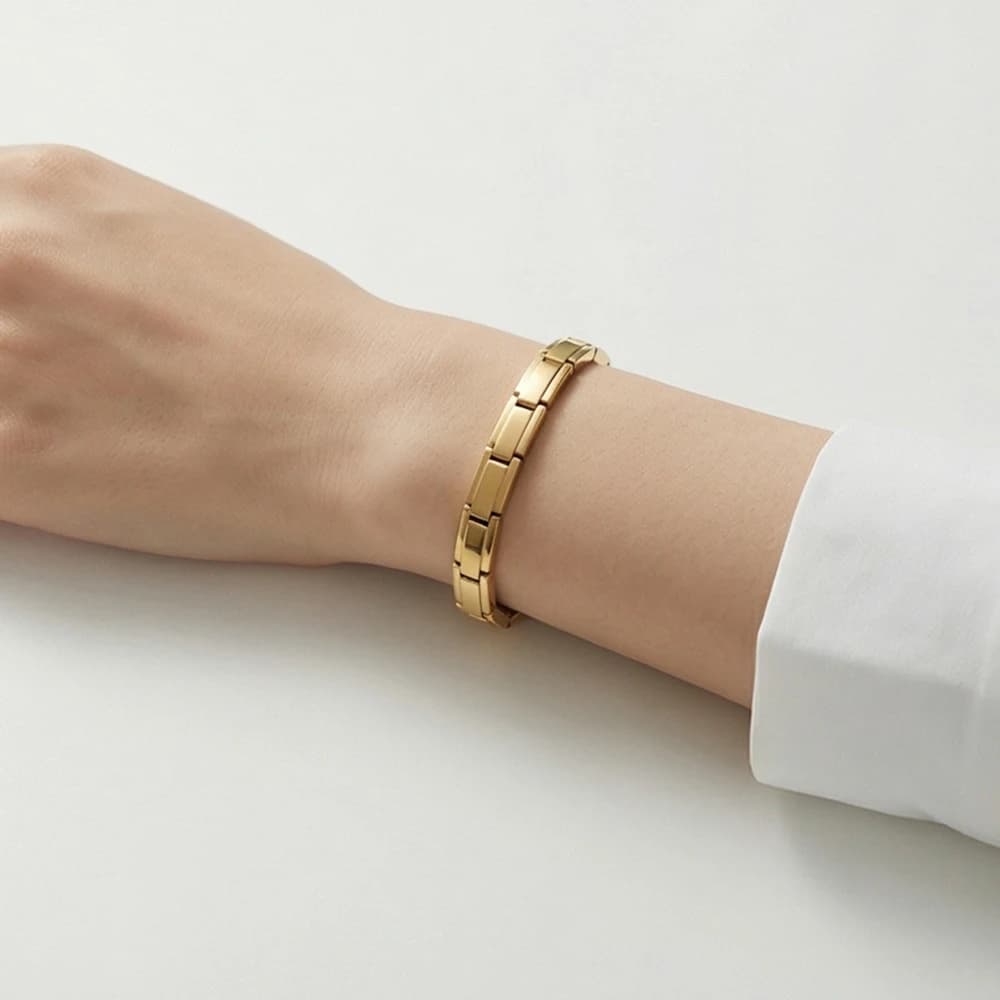 Bracelet with 7mm Stainless Steel Bracelet for Creation of Fa-da-Te Jewelry, Fashion Gifts for Women and Men