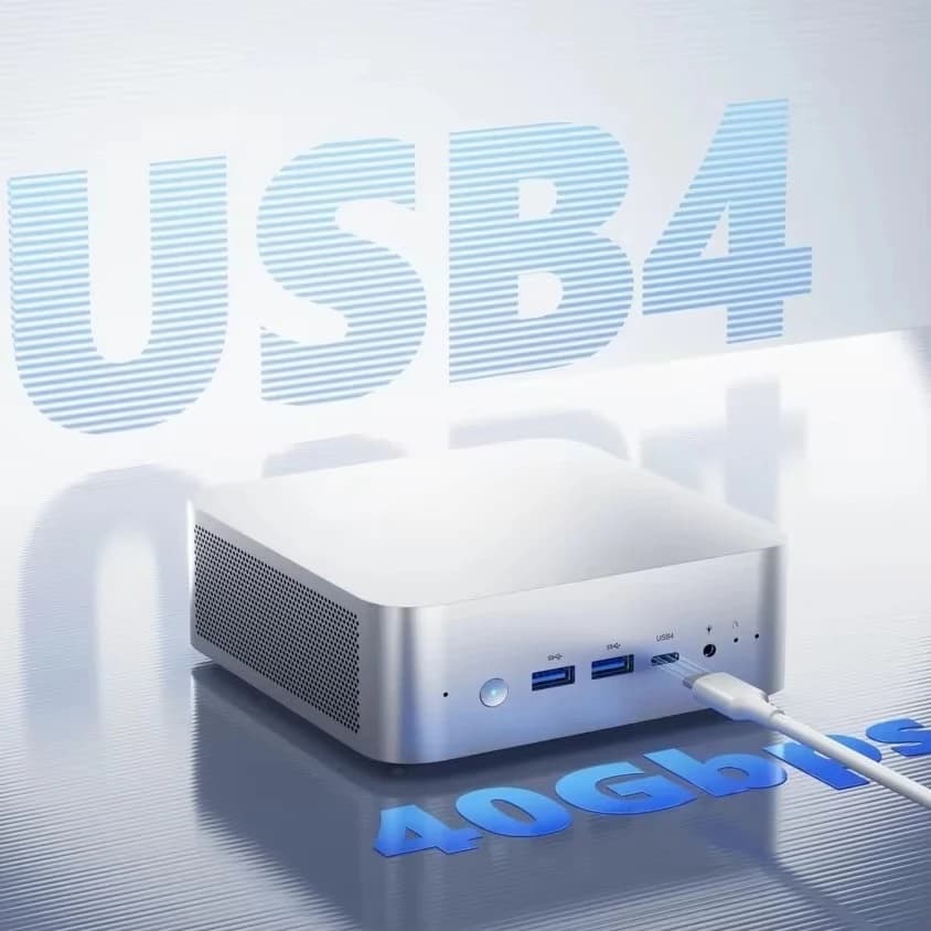 Nuovo Arrivo AI Mini PC M1 Pro Ultra 9 285H DDR5 2 * USB4 Doppio Altoparlante Incorporato Desktop Portatile OCuLink Mini Gamer Computer WiFi7