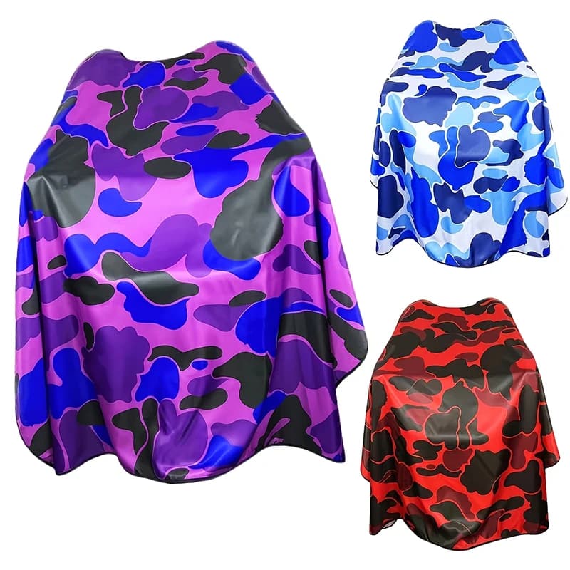 New Barbie Hairdresser Mixed Aprons Antistatic Mantelles for Haircut Professional Barbiere Professional Aprons Waterproof Scialli Salon Tool