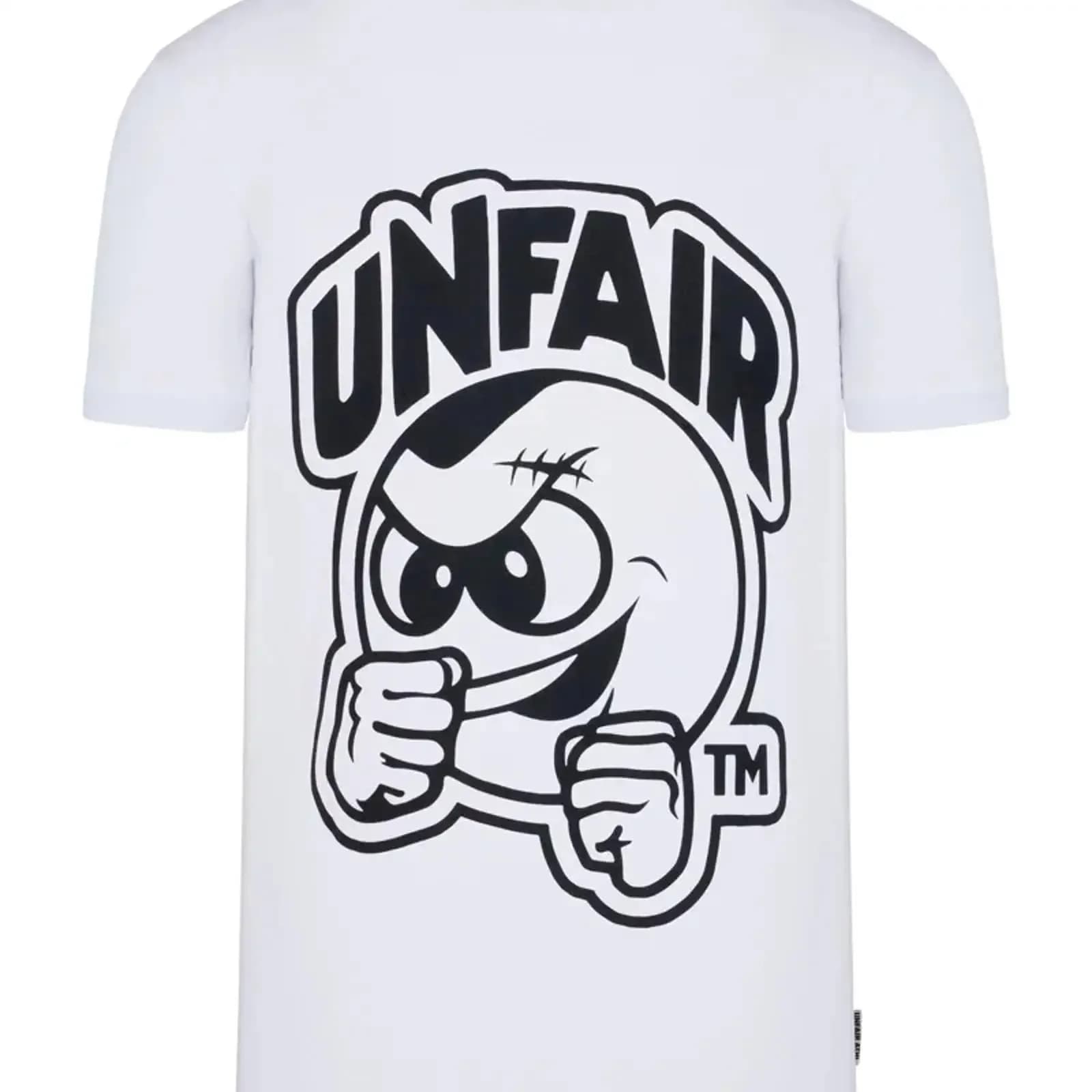 UNFAIR ATHLETICS Punchingball T Shirt White Bild 1 von 3 vintage Washed Breathable Casual Stretched graphic homme Unisex