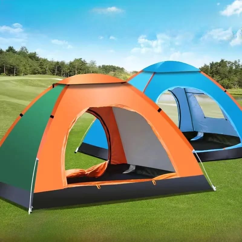 Tenda Automatica da Esterno con Apertura e Chiusura One-Touch, Parasole Impermeabile Anti-insetti per Campeggio e Uso Domestico, Riparo per Esterni