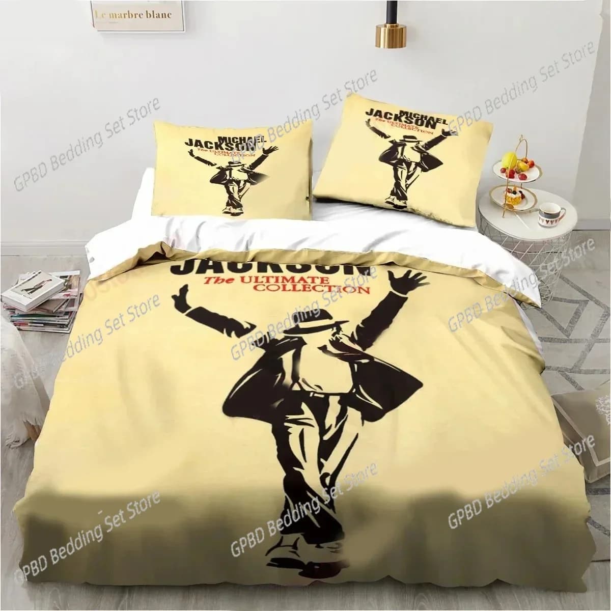 Michael Jackson 3D NUOVA Copripiumino Federa Set biancheria da letto Adulto Ragazzo Ragazza Decorazione camera da letto Bambini Singolo Doppio Grande