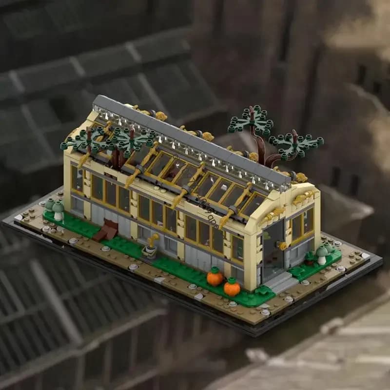 Nuovo Set di Costruzioni da 1305 Pezzi, Modello di Espansione della Serra del Famoso Film di Magia, 76445, Puzzle Personalizzato Fai-da-Te, Idee Creative, Giocattoli per Bambini, Regalo di Compleanno