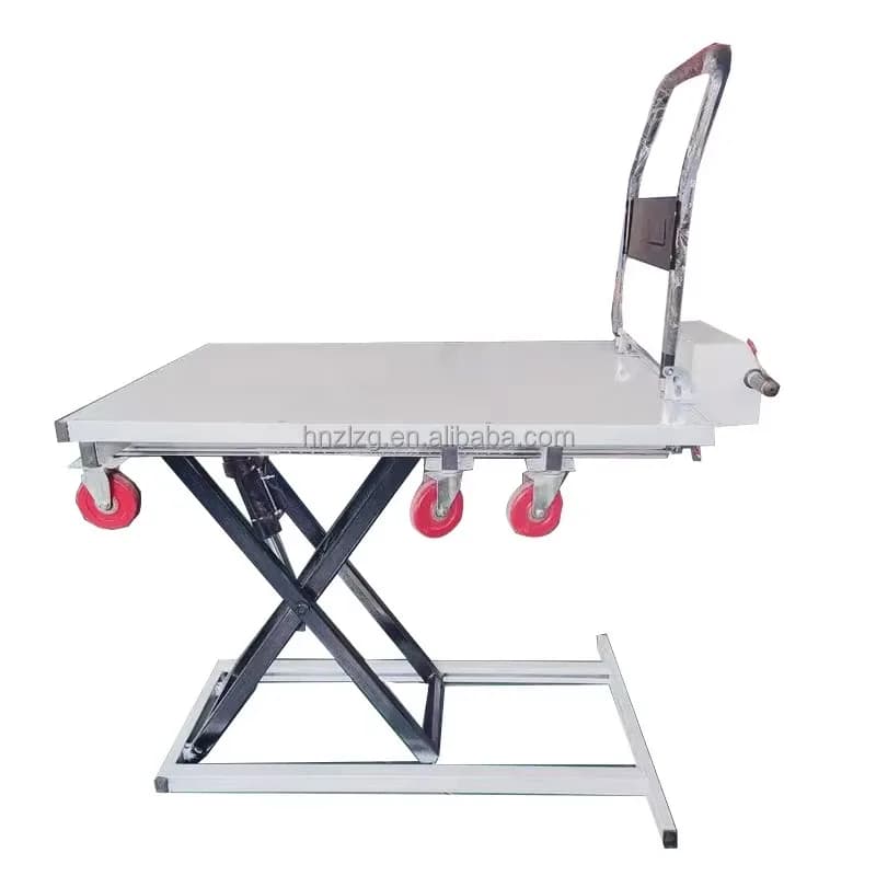 【Best-seller】Piattaforma Elevatrice Elettrica in Acciaio, Carrello Elevatore Idraulico a Forbice per Carico Merci, Piattaforma di Carico per Camion