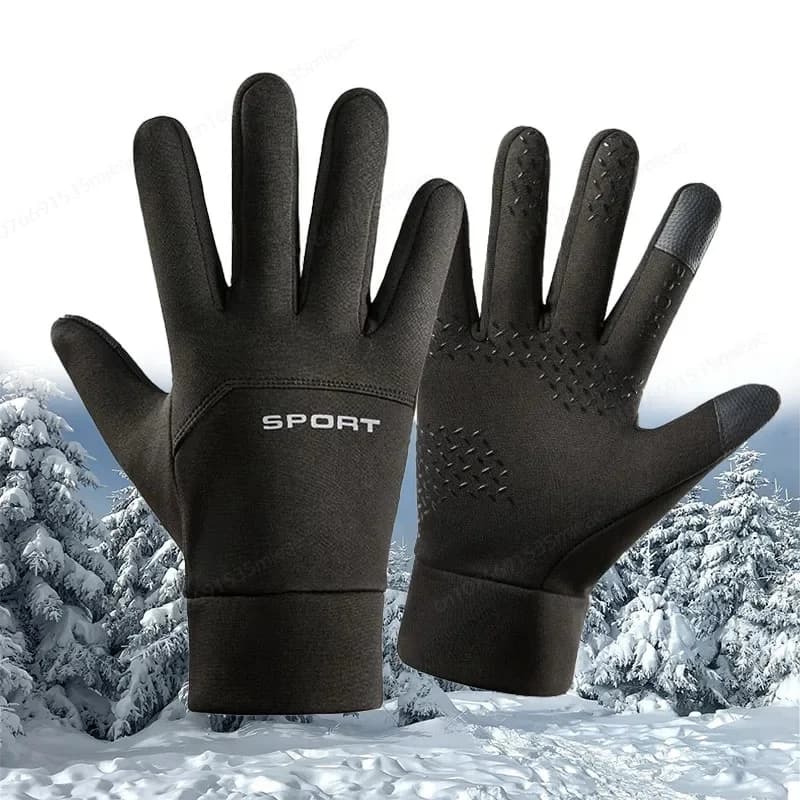 Vendite calde, guanti invernali caldi guanti da ciclismo all'aperto palestra fitness sport corsa touch screen caldo guanti da bici da moto antiscivolo