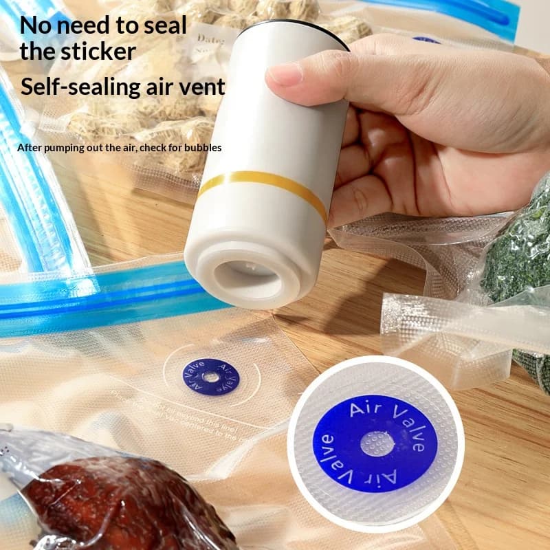 Rechargeable Electric Air Pump, Automatic Vacuum Compression Machine for Food Conservation with Vacuum Packaging Bag without BPA