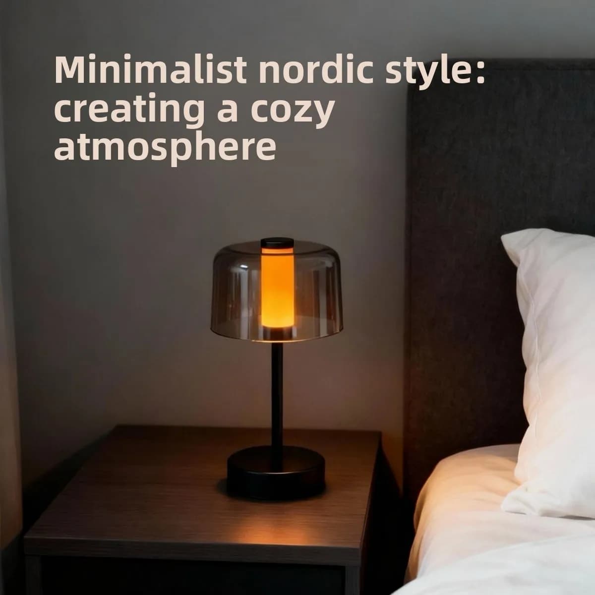 Lampada da tavolo per campeggio, luce notturna per camera da letto, illuminazione per lettura notturna, ricaricabile, dimmerabile, con abbinamento di colori chiaro e scuro.
