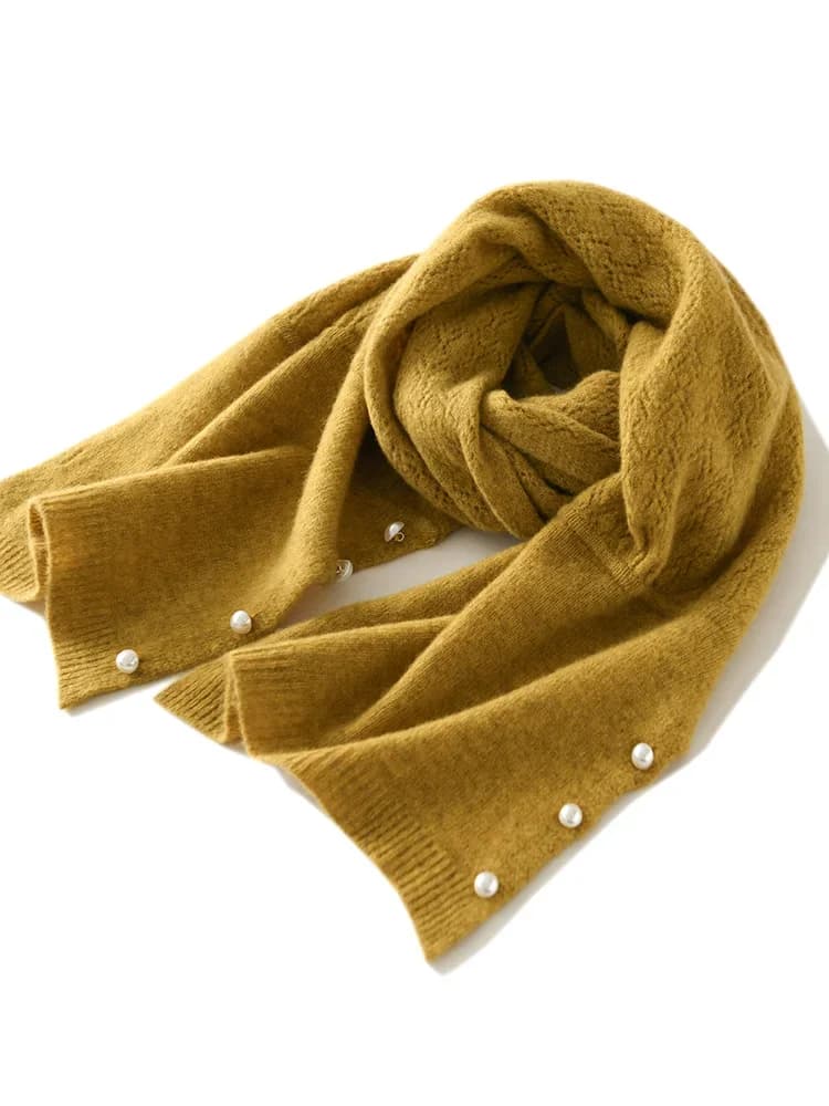 Cardigan da donna in pura lana 100% per la primavera 2024, morbido maglione lavorato a maglia, scialle coreano popolare, elegante scialle da donna a doppio uso.