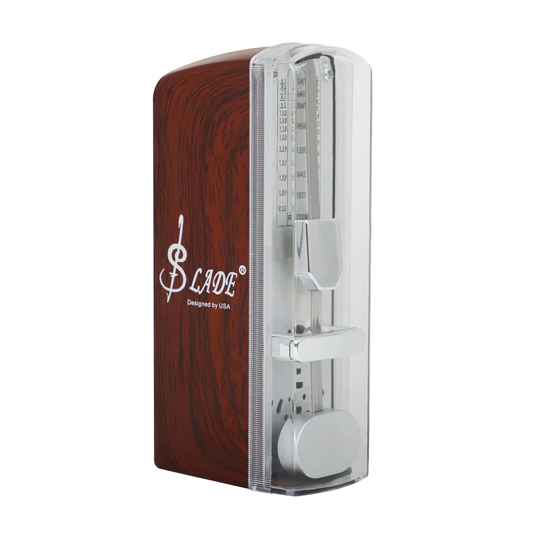 SLADE Metronomo musicale Chitarra/Piano/Violino Ritmo preciso Metronomo a pendolo meccanico per principianti per praticare il gioco
