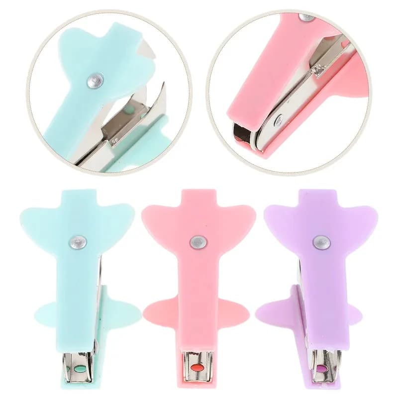 3-18Pcs Mini Colorful Macaron Staple Remover Staple Puller Portable Office School Stapler Removal Tool Set Stapler