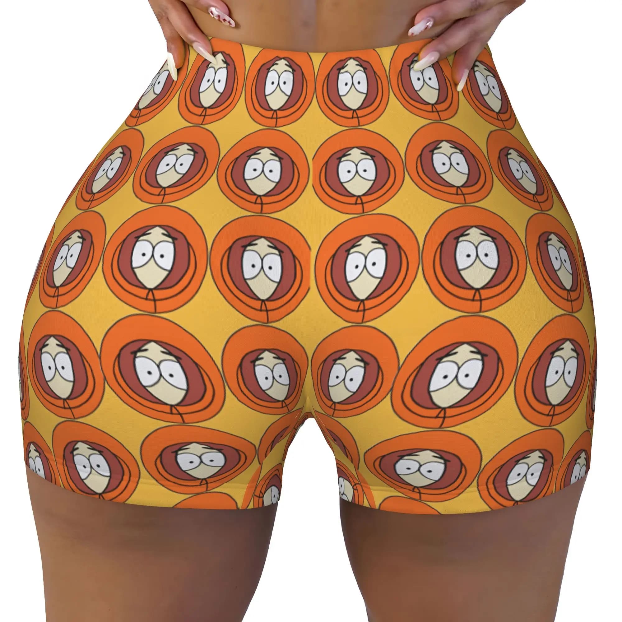 Custom Women E-Ericed Anime Workout Yoga Shorts Kennyed Kyled Staned Athletic Gym Running Volleyball Shorts