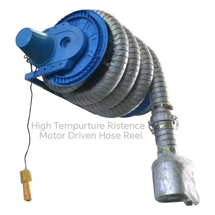 Soffiatore d'aria motorizzato per tubo flessibile di scarico auto per alte temperature, purificatore d'aria e collettore di polveri per veicoli