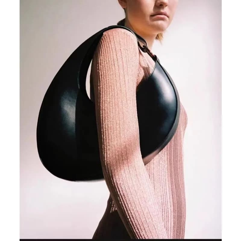 1PCS Crescent‑Shaped Under‑Arm Bag, 3‑in‑1 For Single‑shoulder / Under‑arm / Cross‑body Wear, Large‑capacity Commuter Bag, French‑style Casual Look