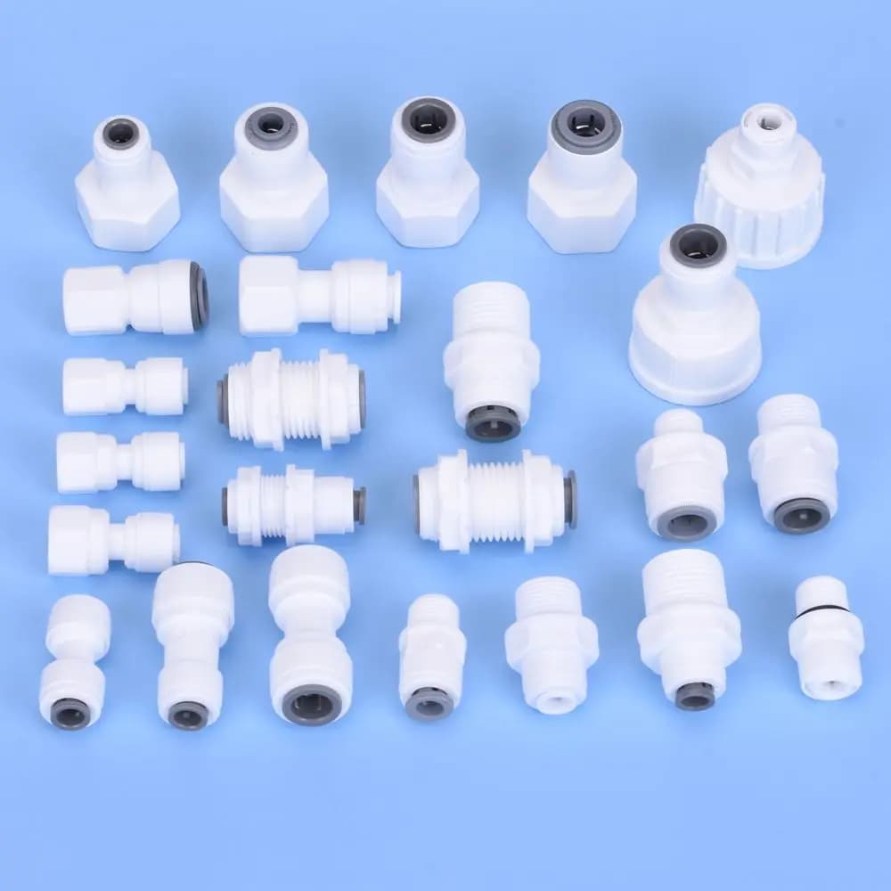Straight Ro Quick Water Fitting 3/8" Hose Pipe 1/2" Male Female Thread Coupling Connector Water Filter Reverse Osmosis Parts