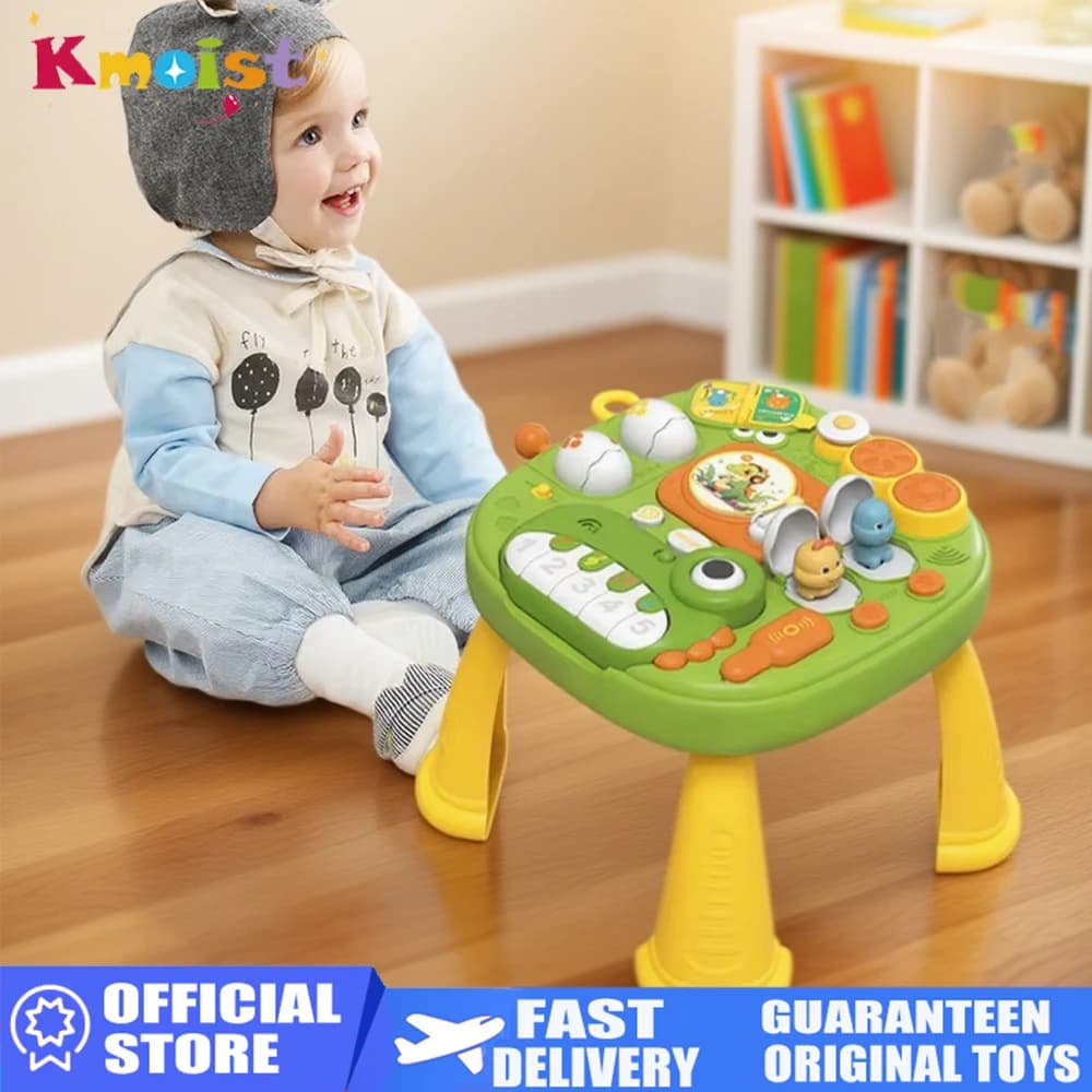 Tavolo da tavolo occupato Giocattoli Montessori Educazione precoce Giochi luminosi sonori Allenamento motorio fine Apprendimento sensoriale Giocattoli educativi Regali