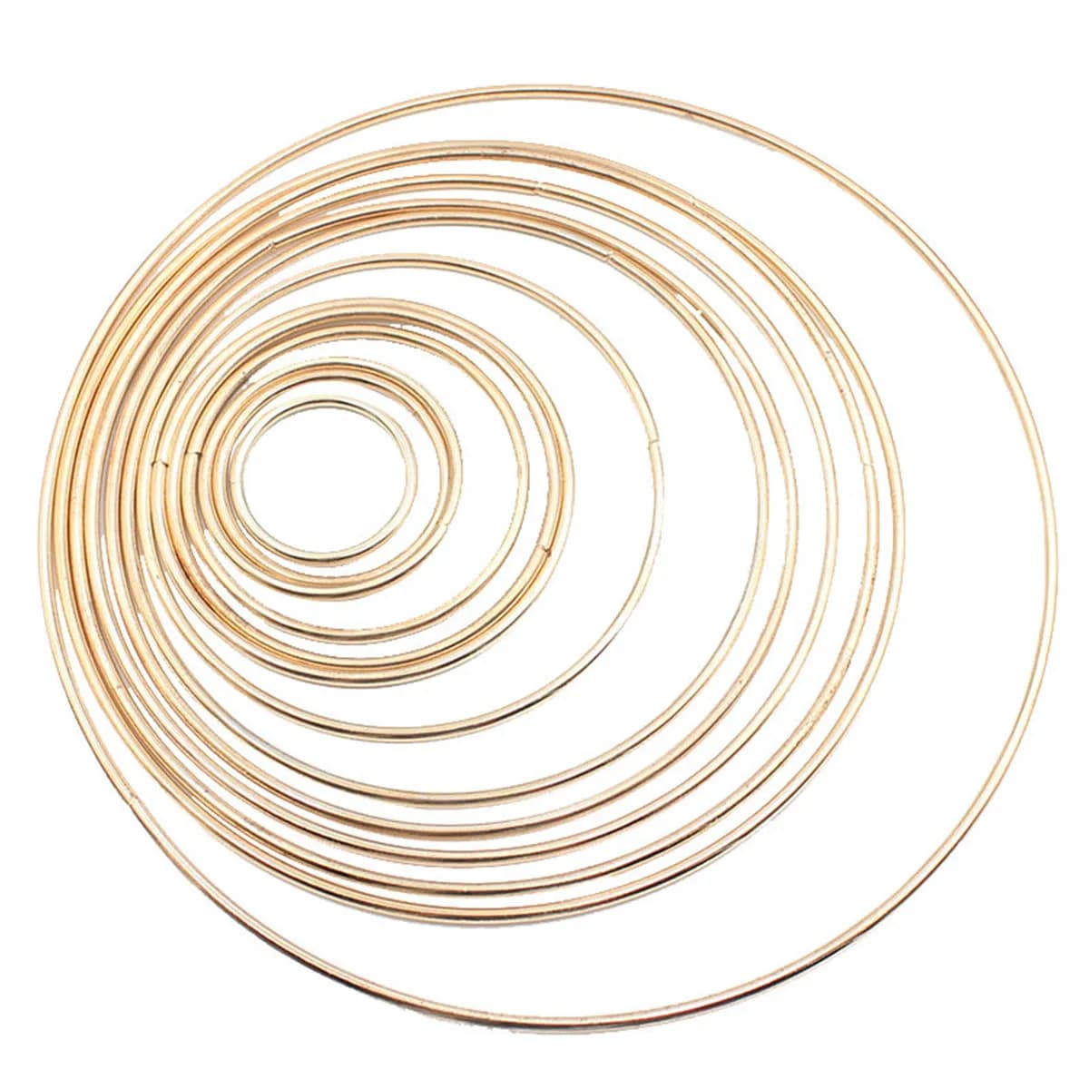 10Pcs Premium Metal Craft Rings 45Mm Round Dreamcatcher Frames for DIY Dreamcatcher Making Macrame Crafts Handmade Art Decor