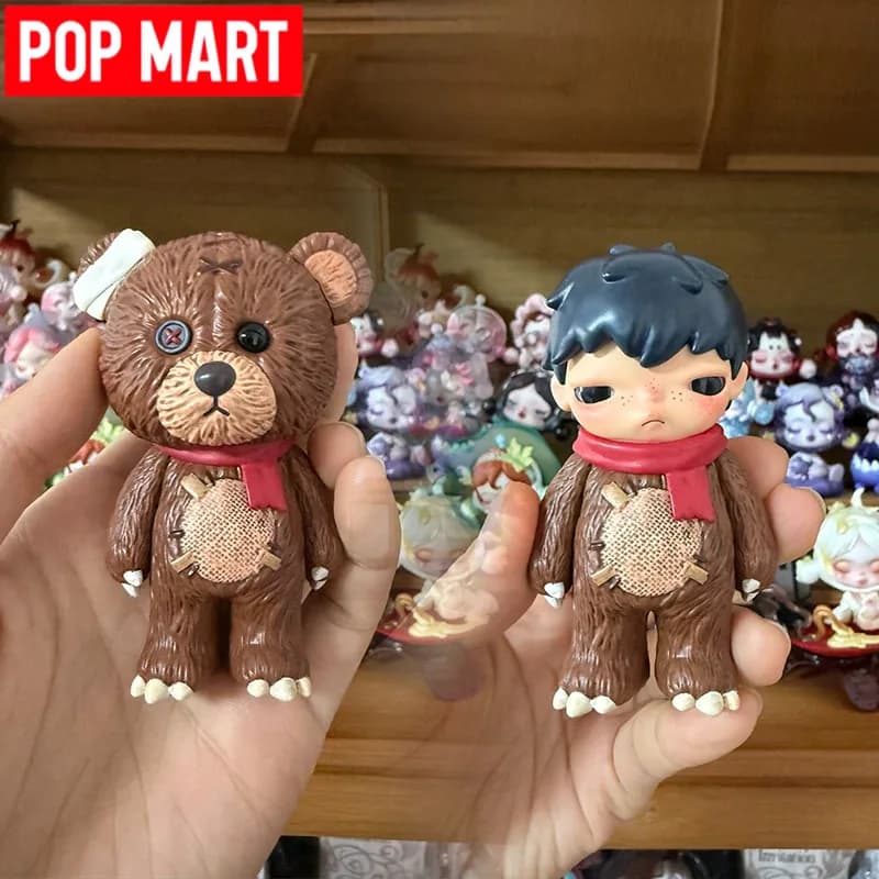 POP MART Hirono Shelter Series Blind Box Kawaii PVC Anime Figure Collection Desktop Decor Toy Birthday Festival Gift