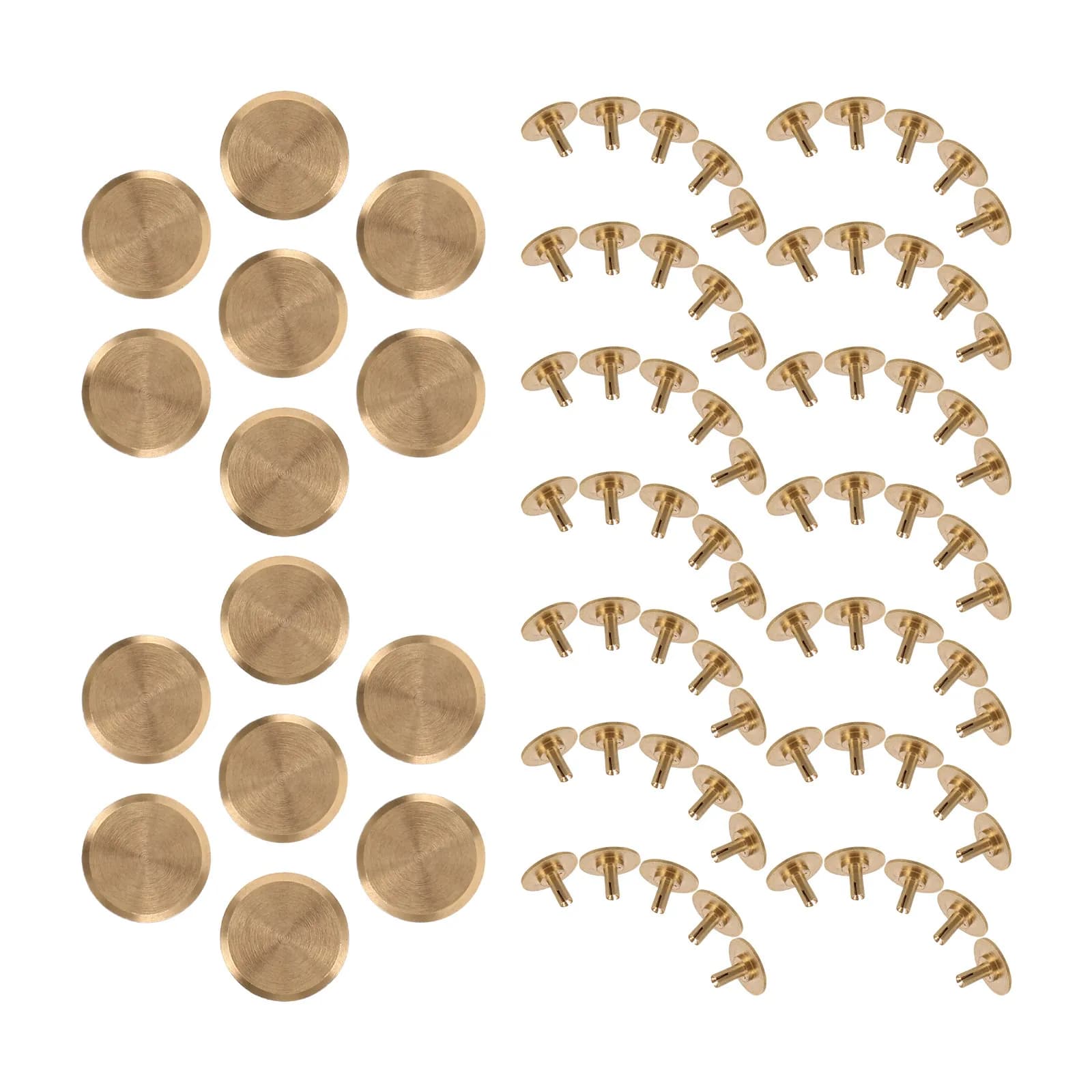 Kit di 100 Coperture in Rame per Lancette dei Secondi, Universali per Movimenti di Orologi da Parete al Quarzo, Progetti di Riparazione Fai-da-Te, Eleganza e Precisione