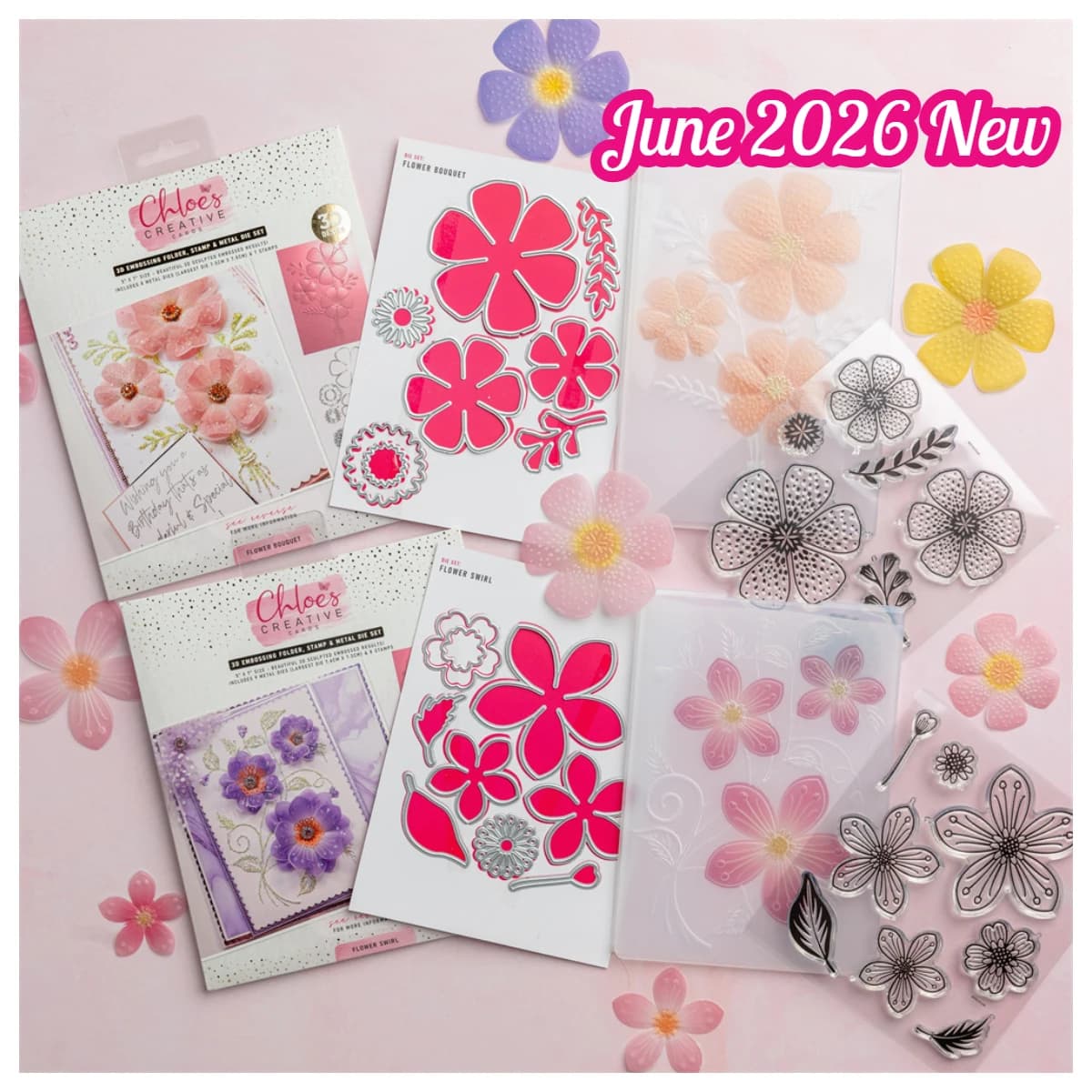 Pearly Squares Dies Metal Cutting Dies and Stamps Set for Scrapbooking Flowers Decoration Embossing Template DIY Greeting Card