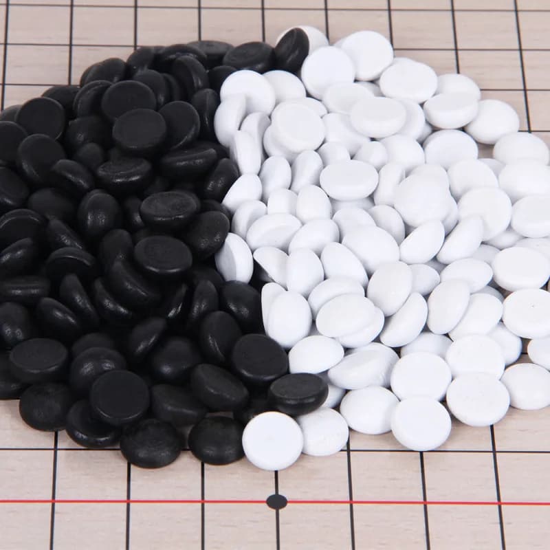 64 Pezzi degli scacchi in bianco e nero Accessori Pezzi Go solidi da 13 mm Sfusi Cinque pezzi senza scacchiera