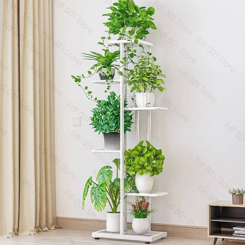 Flower rack high-end indoor home balcony rack Multi-layer wrought iron dill plant flower pot