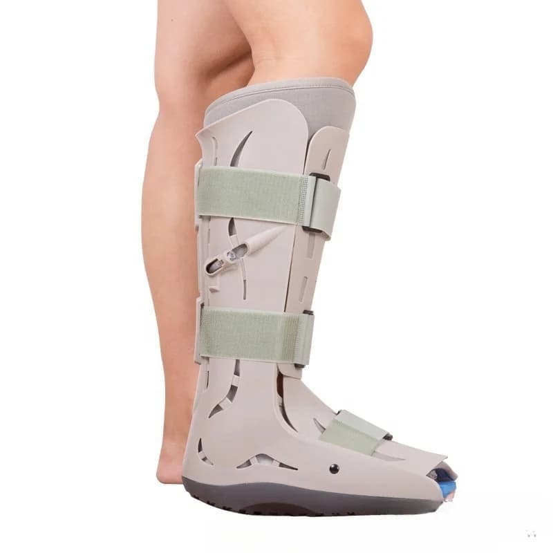 Frattura del piede Distorsione Equipaggiamento protettivo Scarpe per la correzione Supporto per il piede Fissaggio della caviglia Brace Air Bag bilaterale Stivali da passeggio
