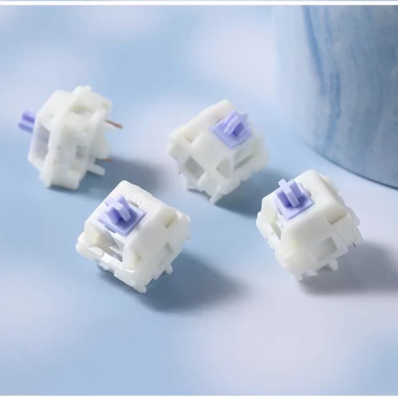 Siliworks(Sillyworks)×Napworks Nap HMX Switch Linear 5 Pin 37g 45g per Switch di Tastiere Meccaniche Pre-lubrificate per Gaming
