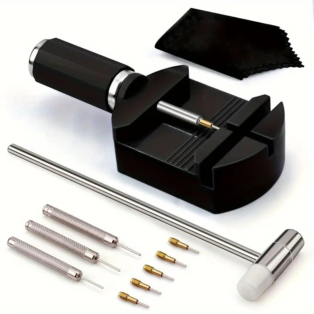 11 pcs repair tool strap adjustment tool with pin removal tool of clock bracelet link tool easy to remove