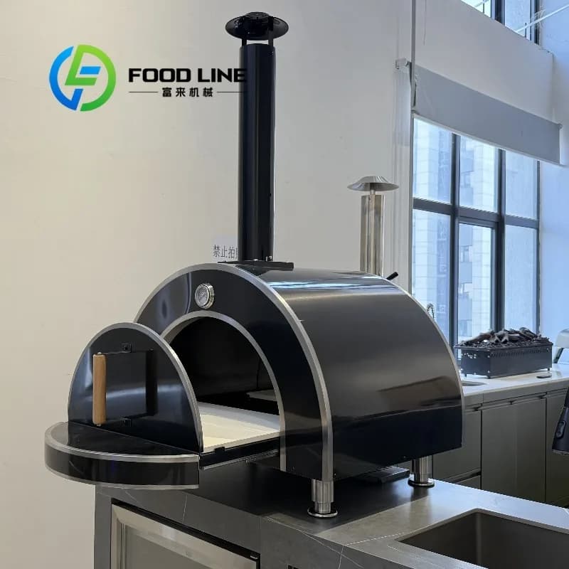 Modern Premium Outdoor Camping Table Top Gas-Powered Stainless Steel Baking Oven Ceramic Pizza Stone High Heat 9.3KW for Pizza