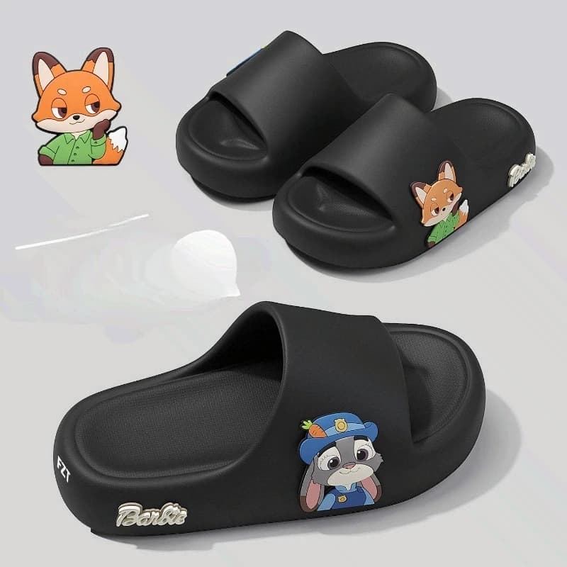 Simpatiche pantofole/sandali FZT Zootopia Judy Nick per interni, antiscivolo, con suola morbida, leggere, comode, resistenti, morbide, regalo per studenti