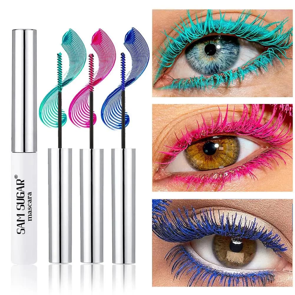 Colored Mascara Long Lasting Eyelash Makeup Lengthening Volumizing Mascara Waterproof Eye Cosmetic Beauty