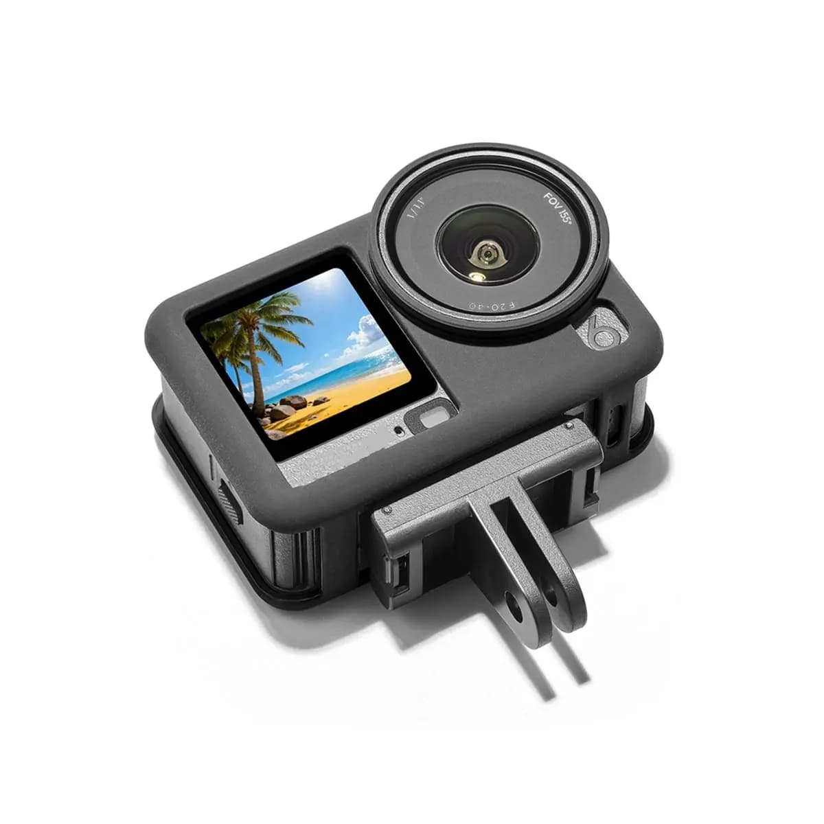 Silicone Case for Action 6 Case with Lens Protective Cap Action Camera Protective Case Silicone