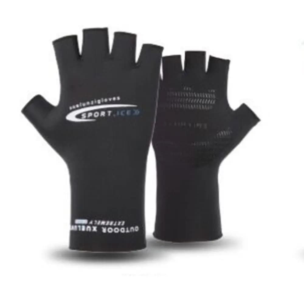 Men's Slim Ice Silk Men's Gloves Fishing Gloves with Breathable Solar Protection Comfortable and Elastic Summer Cycling Gloves Fitness