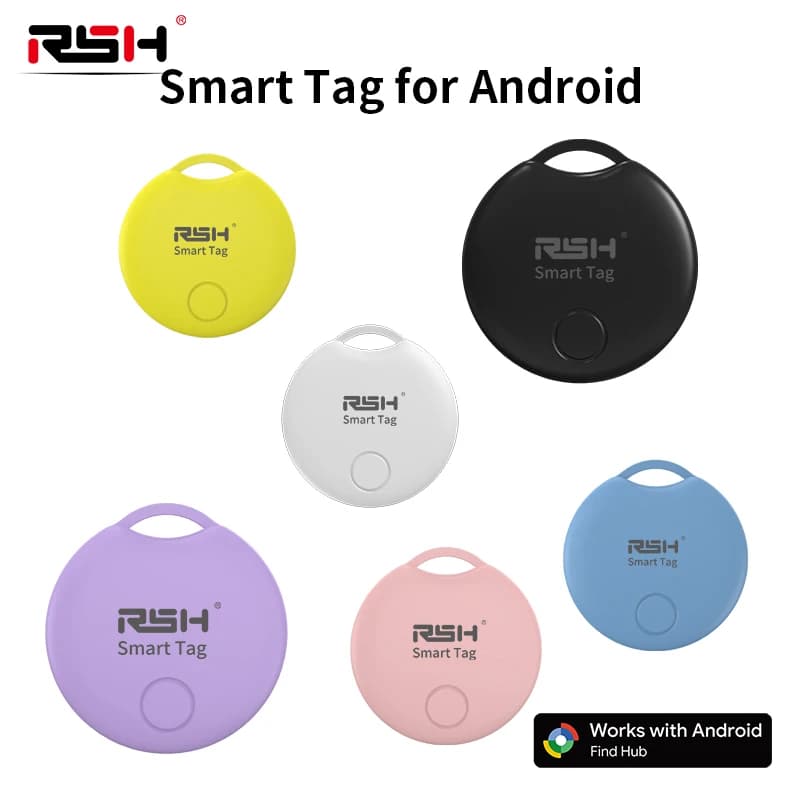 Smart GPS tracker RSH for Android Tags Google certificate for Google Hub app search Global locator for Xiaomi Samsung abroad