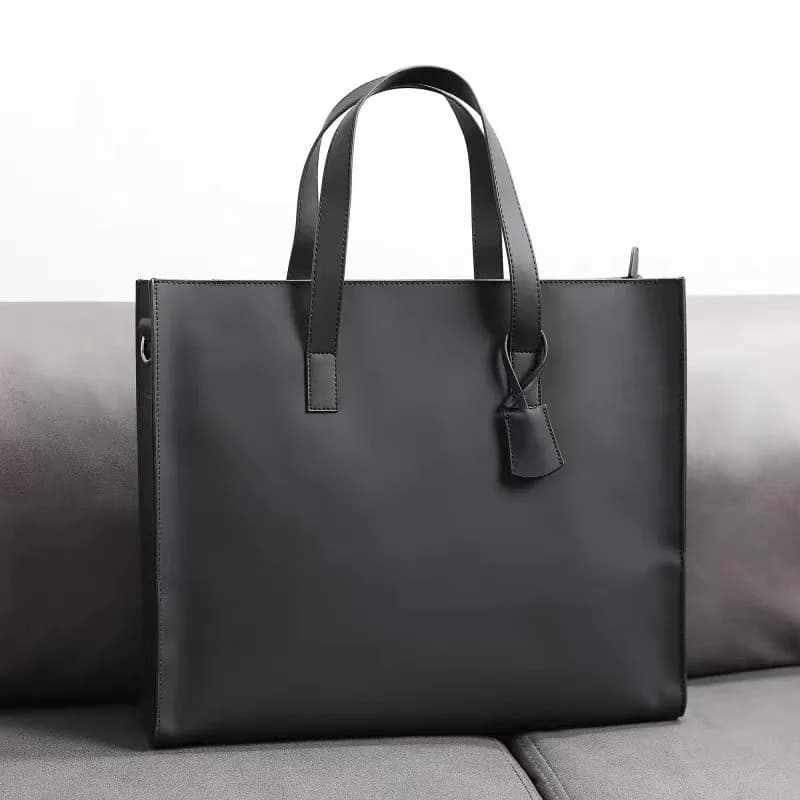2025 New Men's Bag with Shoulder Bag Shoulder Bags PU Leather Shoulder Bags for Work Laptop Valigetta Totes Folders