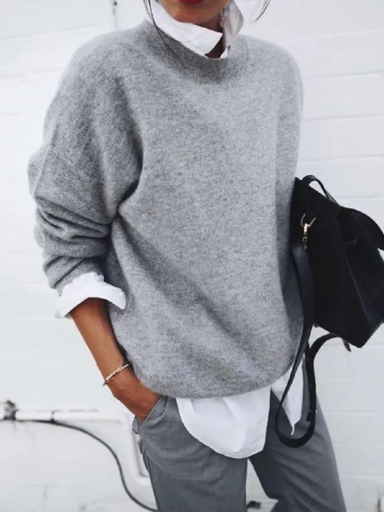 2024 Primavera Sottile Y2K Donne Camicie Allentate e Camicette O Collo Manica Lunga Magliette E Camicette Maglione di Moda Coreano Streetwear Della Signora Casual Pullover