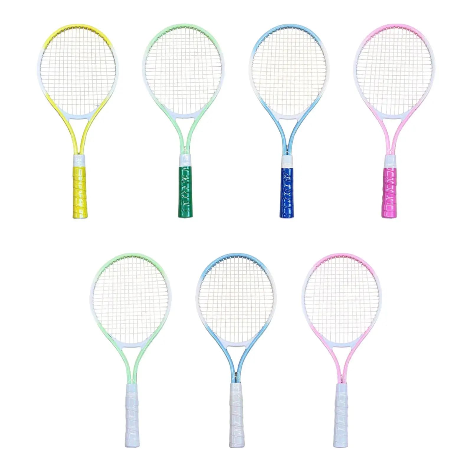 Racchetta da tennis Comode corde in nylon per giochi all'aperto, giardino, cortile