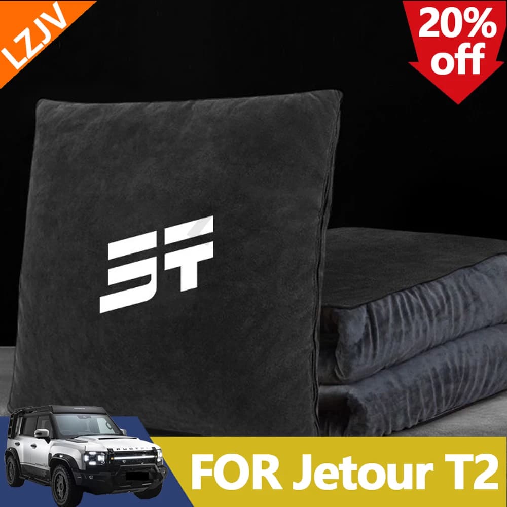 New For Jetour Travelers/Shanhai T2/X70 Car Pillow Quilt Special Foldable Napping Quilt Car Cushion Pillow