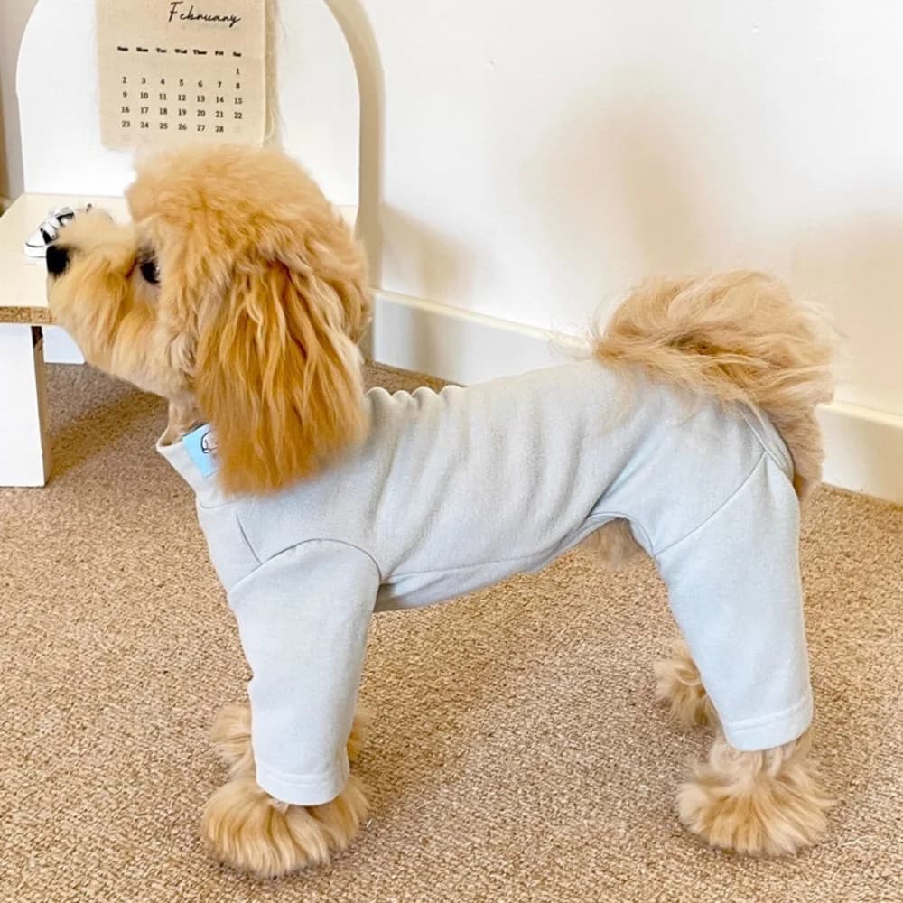Warm Elastic Pet Jumpsuit Windproof Breathable Pet Four Legged Pants Comfortable Soft Dog Fleece Pajamas Autumn Winter