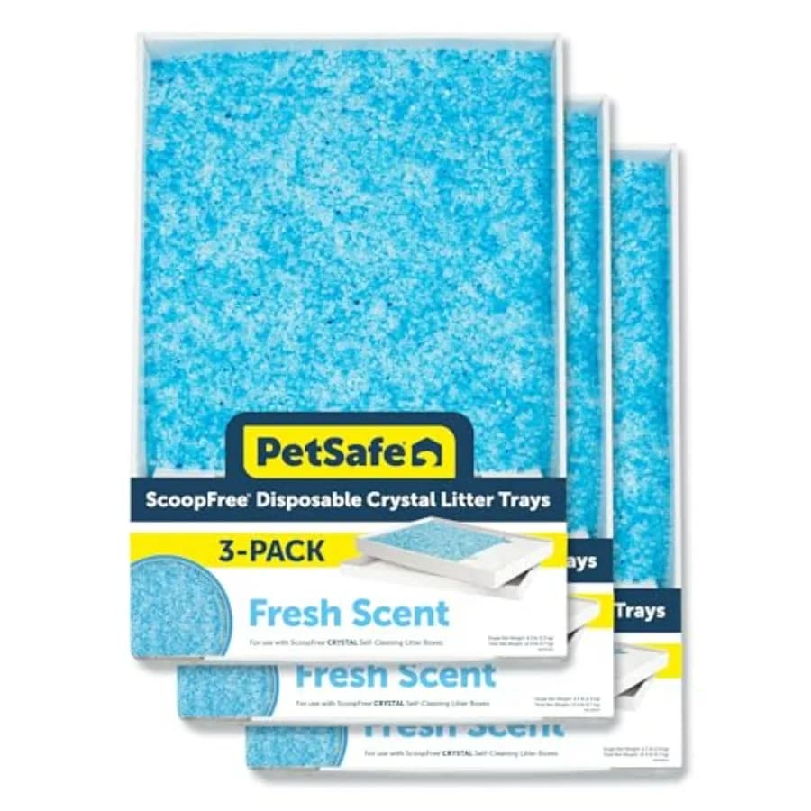 ScoopFree Self-Cleaning Cat Litter Box Tray Refills with Premium Blue n-Clumping Crystals