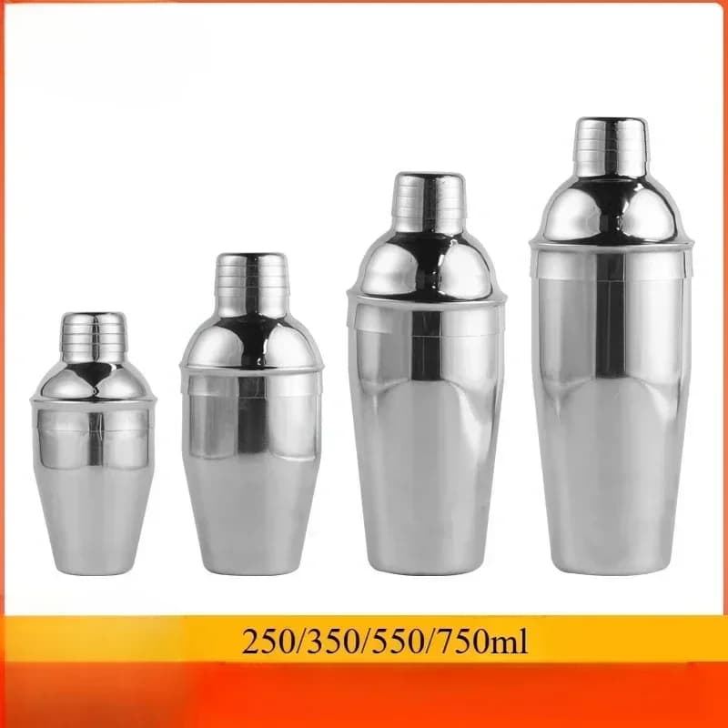 2025 Hot 250/350/550/750ml Shaker per cocktail in acciaio inossidabile Mixer per vino Shaker per cocktail Bar professionale Strumenti per bar per feste