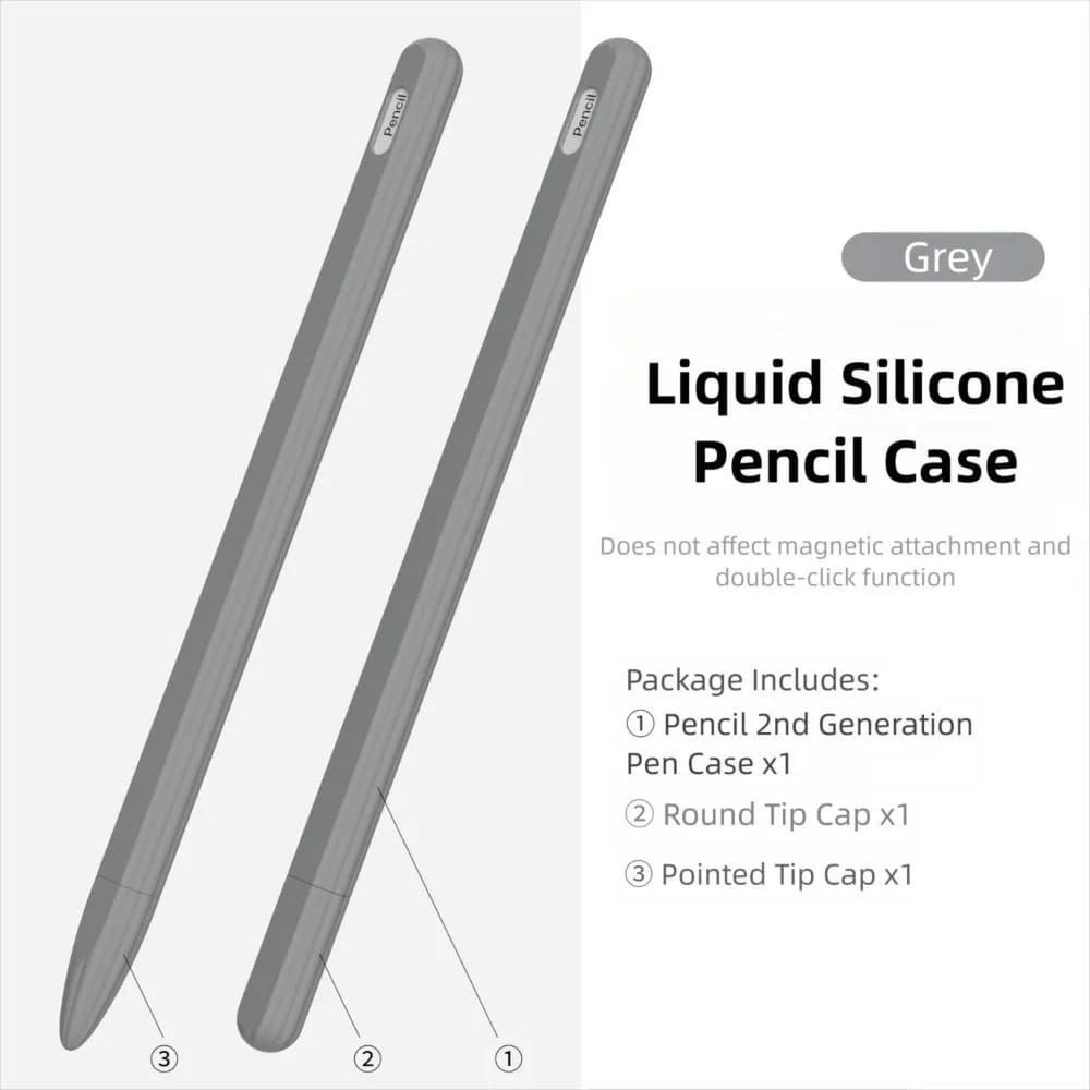 Astuccio per tablet in silicone Custodia per penna touch screen impermeabile antiurto antiscivolo colorato per Apple Pencil Pro/2