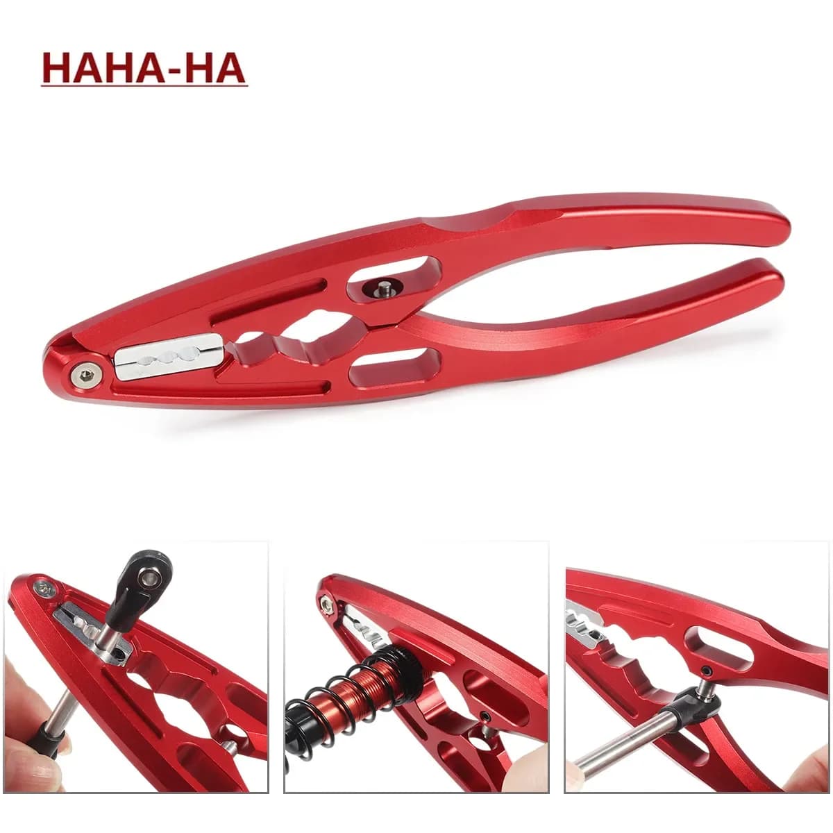 1 Pezzo Pinza in Alluminio per Montaggio e Smontaggio Giunti Sferici, Supporto per Ammortizzatori e Assali per Auto RC Crawler 1/10, Barche e Droni