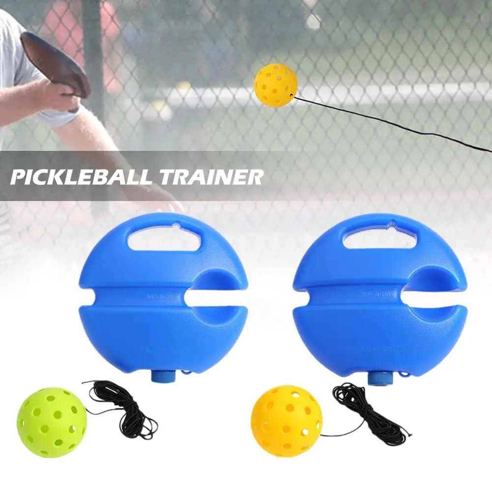 Base per aiuti per l'allenamento del tennis per impieghi gravosi con palla in corda elastica Dispositivo di sparring per partner per allenatore di tennis con rimbalzo per auto